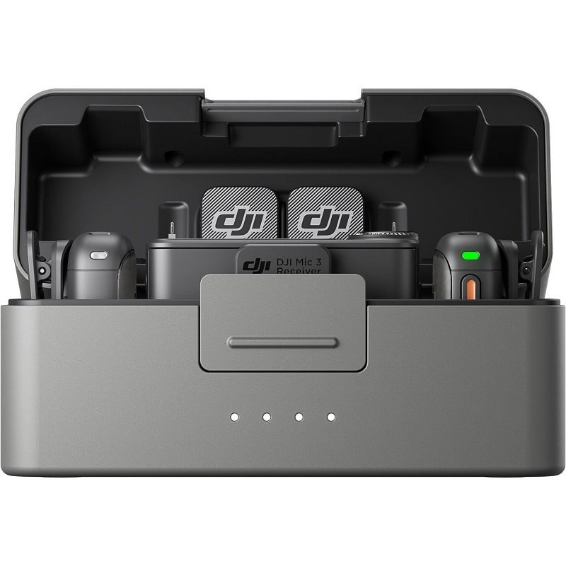 Мікрофонна радіосистема для камери, для смартфона DJI MIC 3 (2 TX + 1 RX + Charging Case) (CP.RN.00000480.01)