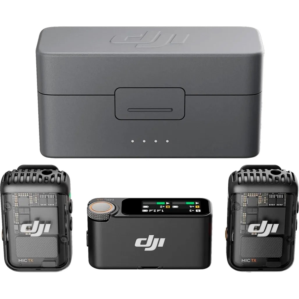 Мікрофонна радіосистема DJI Mic 2 (2 TX + 1 RX) (CP.RN.00000325.01) (6941565971364)