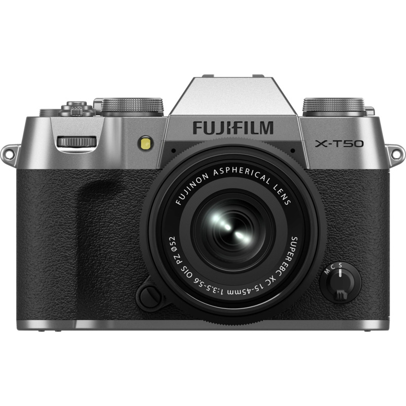 Бездзеркальний фотоапарат Fujifilm X-T50 kit 15-45mm f/3,5-5,6 Silver (16828832)