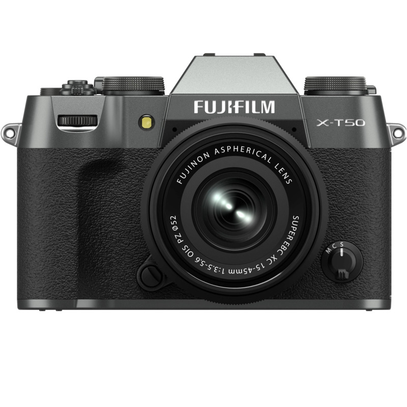 Бездзеркальний фотоапарат Fujifilm X-T50 kit 15-45mm f/3,5-5,6 Charcoal Silver (16828923)