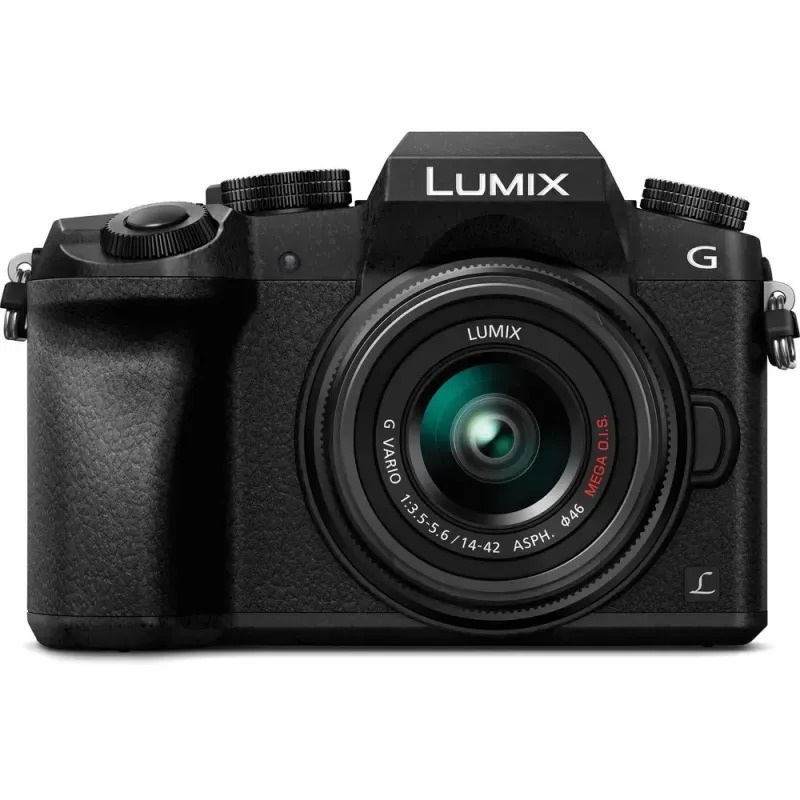 Бездзеркальний фотоапарат Panasonic Lumix DMC-G7 kit (14-42mm) (DMC-G7KEE-K)
