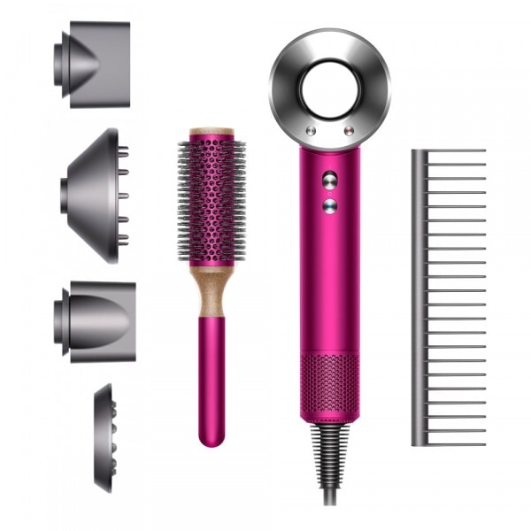 Фен Dyson Supersonic HD03 Fuchsia Gift Edition з набором расчесок (381845-01)
