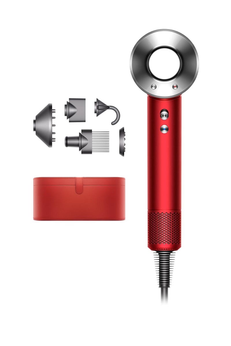 Фен Dyson Supersonic HD07 Red/Nikel