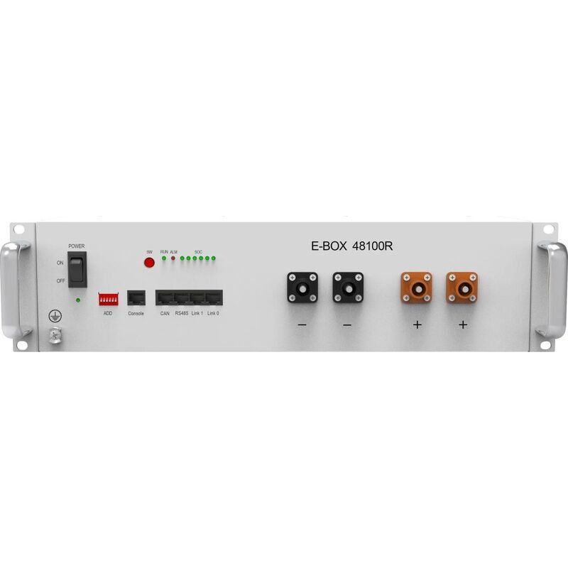 Акумулятор Pytes E-BOX-48100R LiFePO4 51.2V 100Аh (5.12kWh) (50/100A) 440x620x117, 51kg