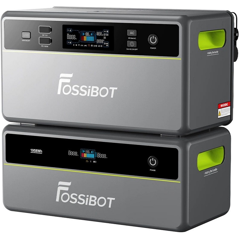 Комплект зарядної станції Fossibot FBP1200 + 1xExpansion Battery