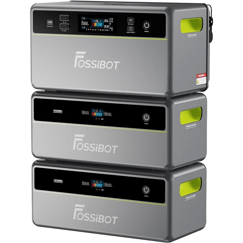 Комплект зарядної станції Fossibot FBP1200 + 2xExpansion Battery