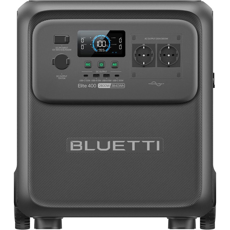 Зарядна станція BLUETTI Elite 400 (P-EL400-EU-GY-BL-010)