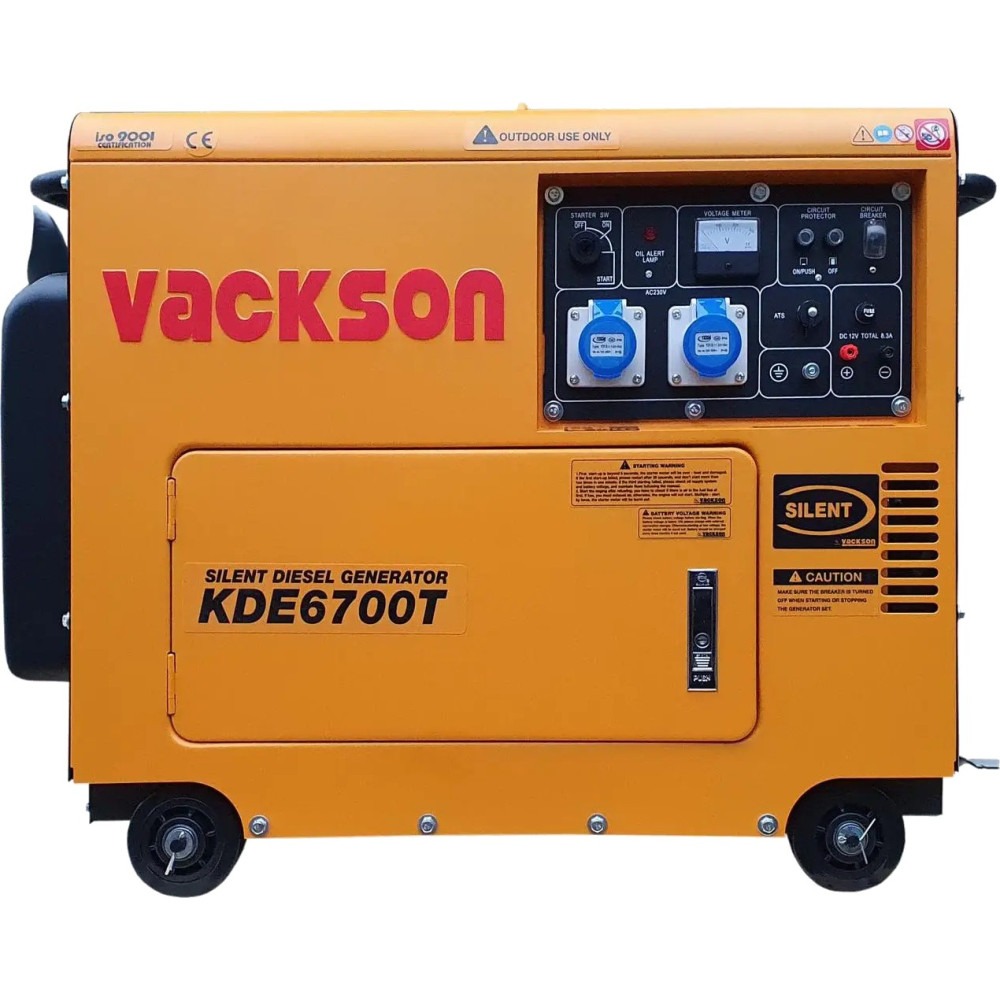 Генератор дизельний Vackson KDE6700T+ATS