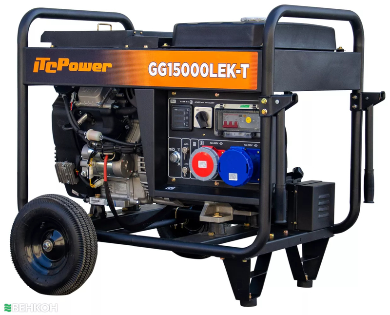 Бензиновий генератор ITC Power GG15000LEK-T