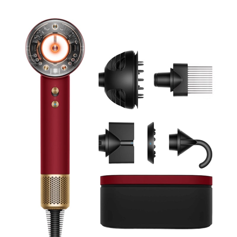 Фен Dyson Supersonic HD16 Nural - Red Velvet/Gold (594823-01)