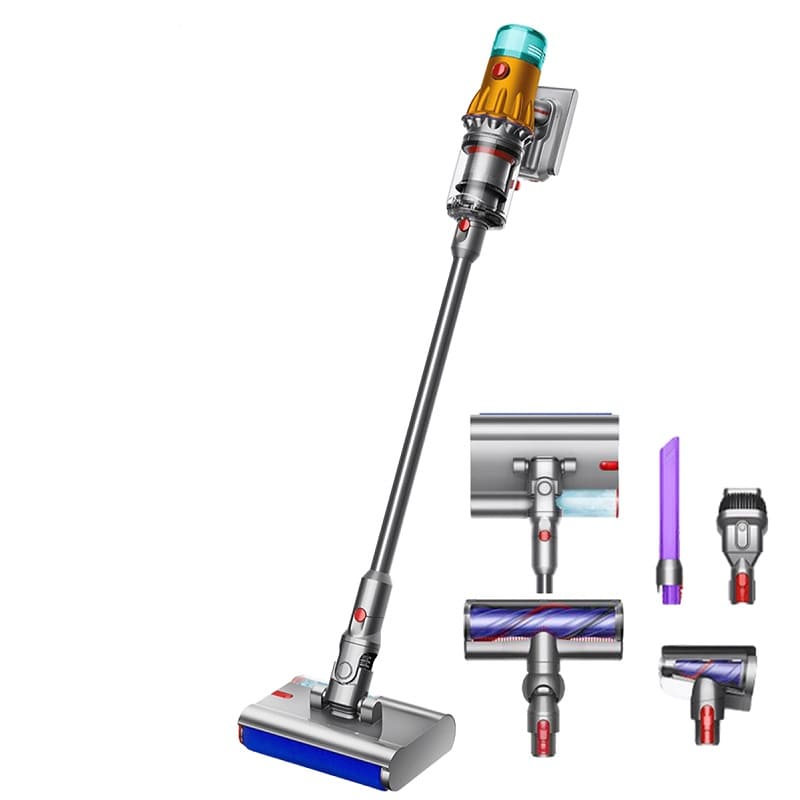 Вертикальний+ручний пилосос (2в1) Dyson V12s Detect Slim Submarine Yellow/Nickel (485350-01)
