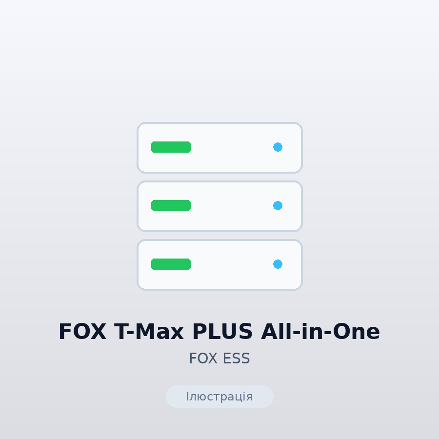 Промислова акумуляторна система FOX T-Max PLUS All-in-One